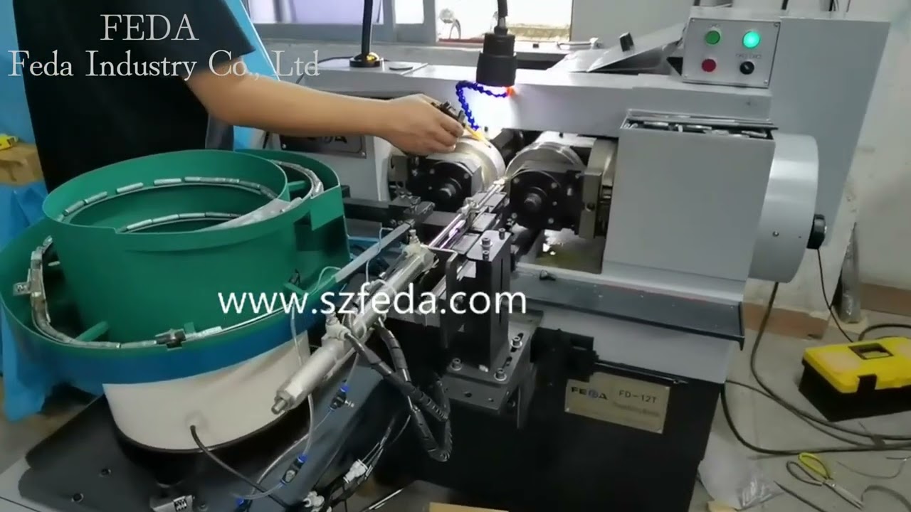 FD-12T Automatic feeding thread rolling machine with vibrating bowl.#machine #fastener #automobile