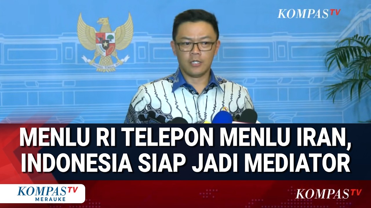 Menlu Sugiono Telepon Menlu Iran, Indonesia Siap Jadi Mediator Konflik Timur Tengah