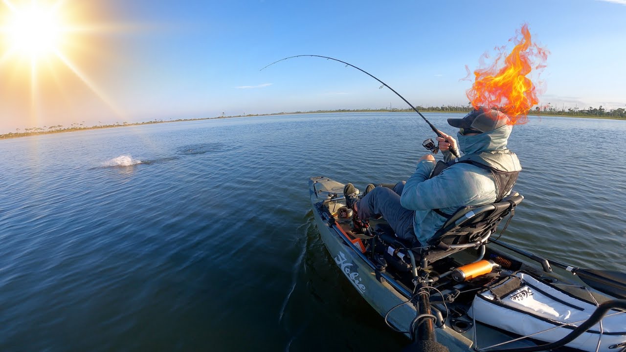 Extreme Heat Top Water Kayak Fishing in Panama City