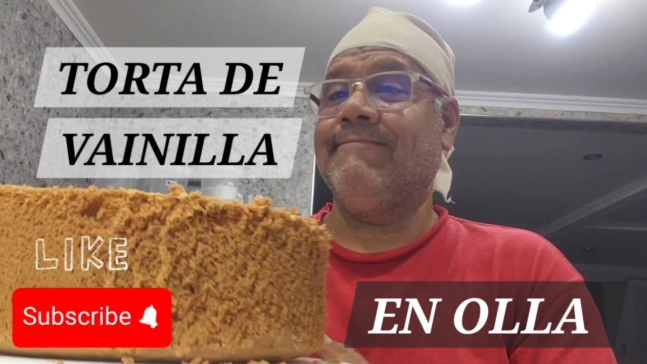 TORTA DE VAINILLA EN OLLA #torta #Vainilla #tortaenolla