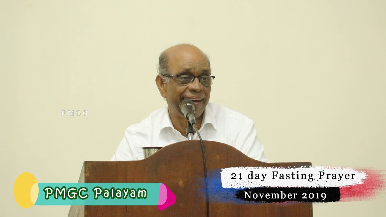20191101 Pastor K K Joseph Inaugural day