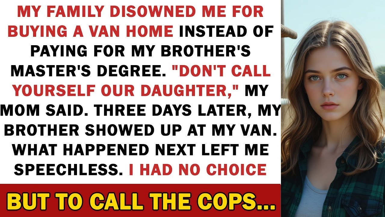My Family Disowned Me for Buying a Van Home — All Because I Refused to Pay for My Brother’s....