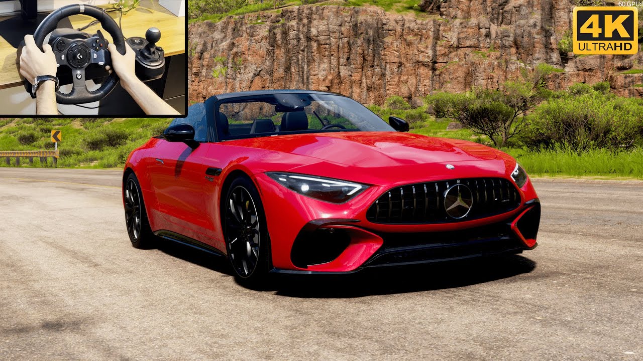 Mercedes Benz - AMG SL63 | Forza Horizon 5 Logitech G920 gameplay