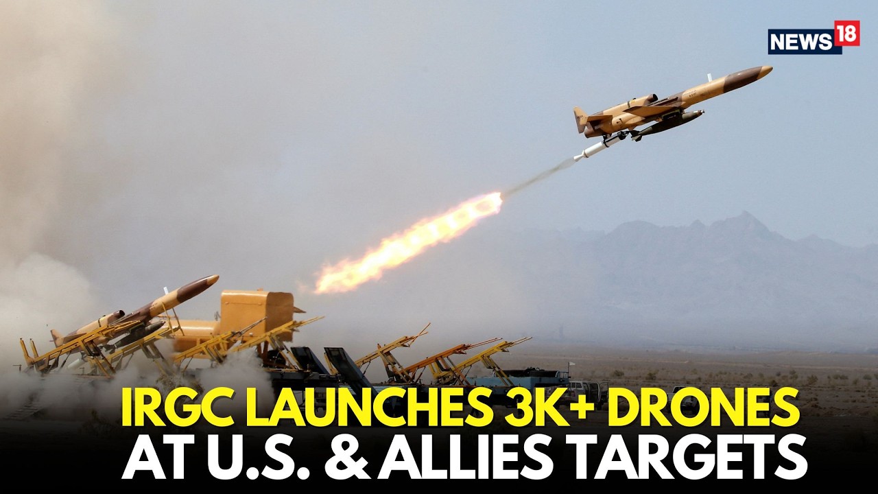 IRGC Launches Over 3,000 Drones Targeting U.S. & Allied Forces | Massive Middle East Attack | N18G