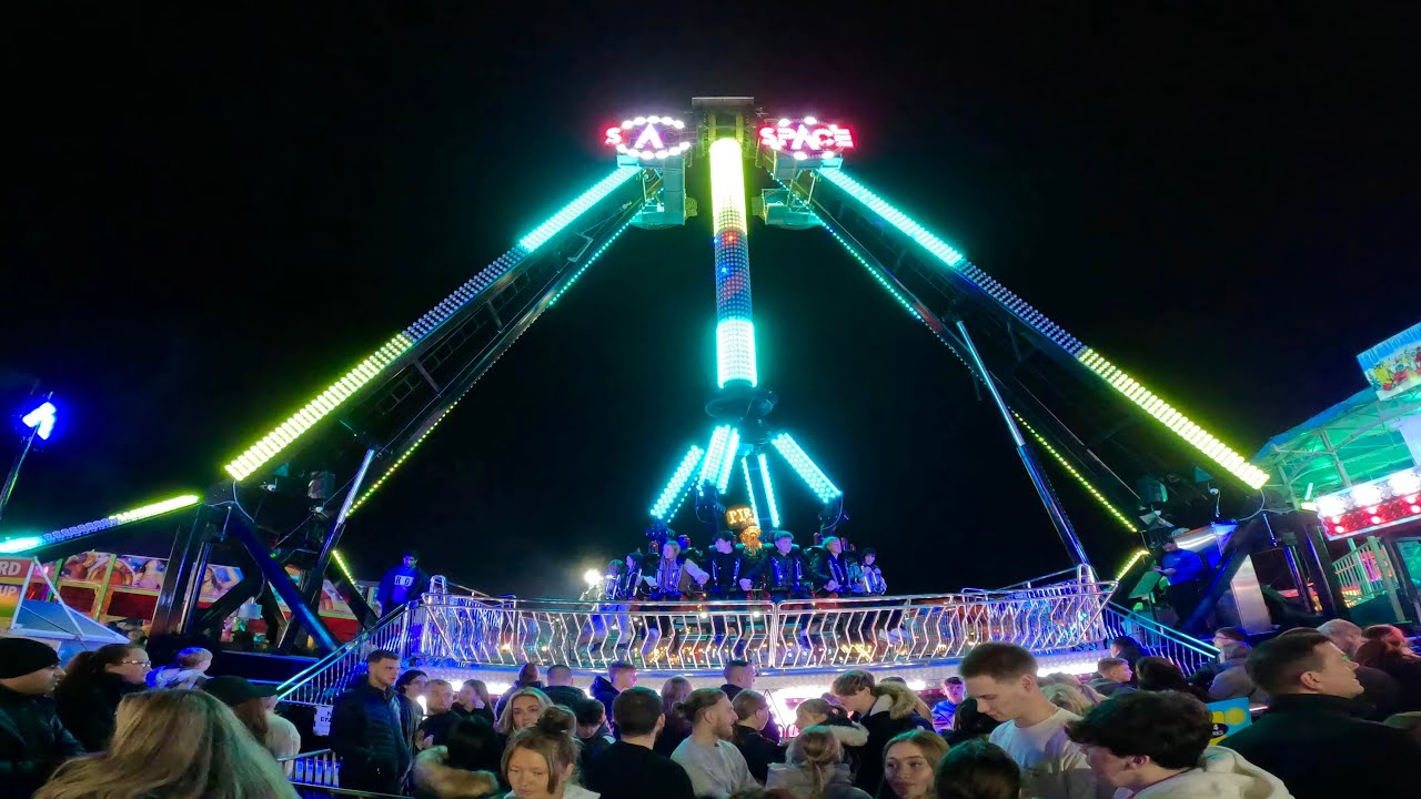 Space Night Time Off Ride Ocean Beach Pleasure Park 2024