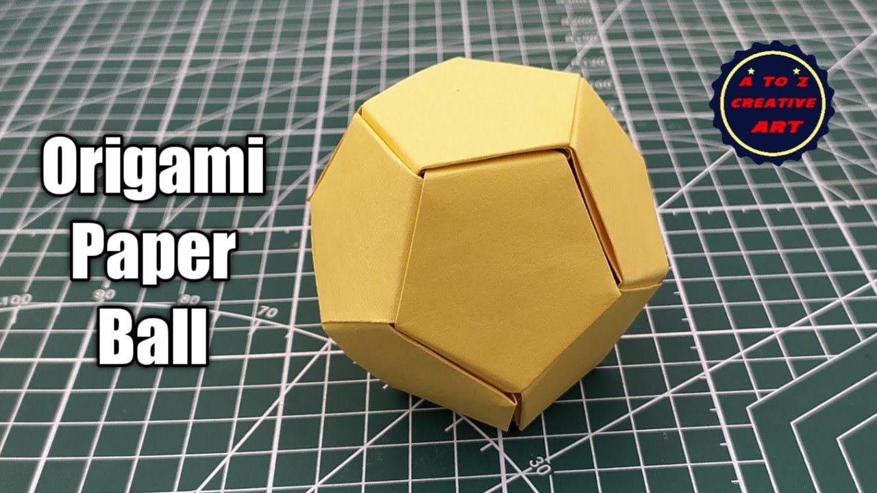 How To Make Paper Ball / DIY Paper Craft / Easy Paper Ball Making For Beginners / Paper Craft