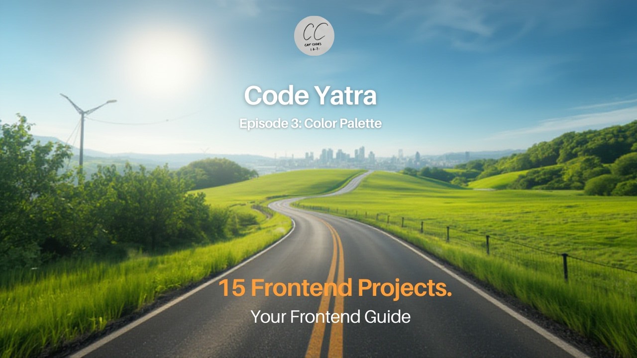 Color Palette Website Using HTML & CSS | Code Yatra (Easy Level Last Episode) #3