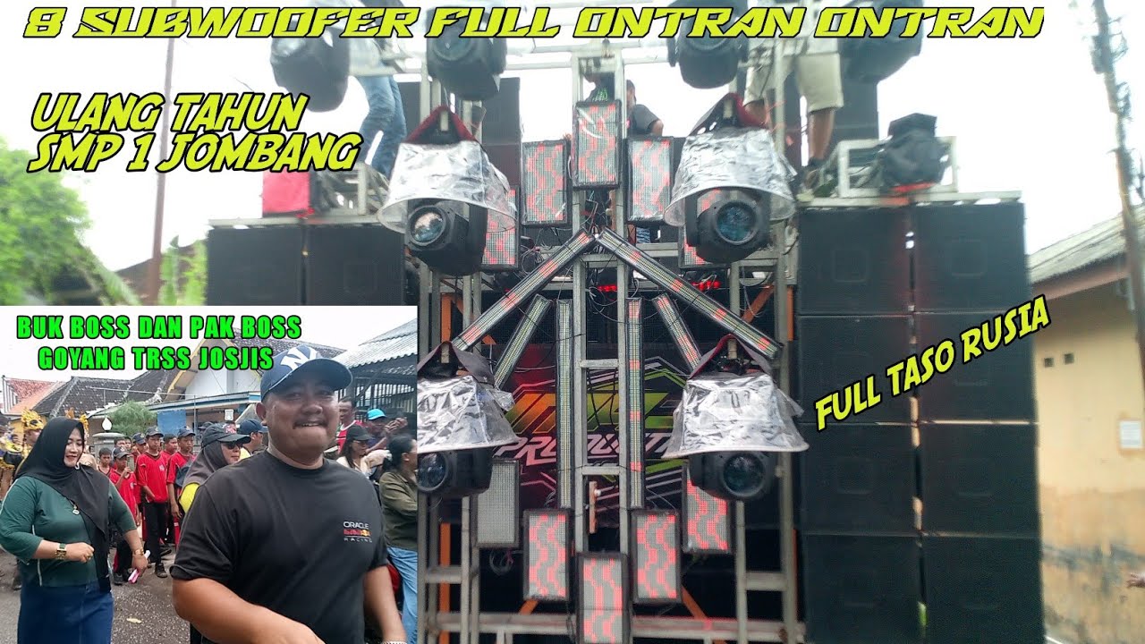 PAK BOS DAN BUK BOSS gayeng poll aca ulang tahun SMP 1 JOMBANG full ontran ontran 