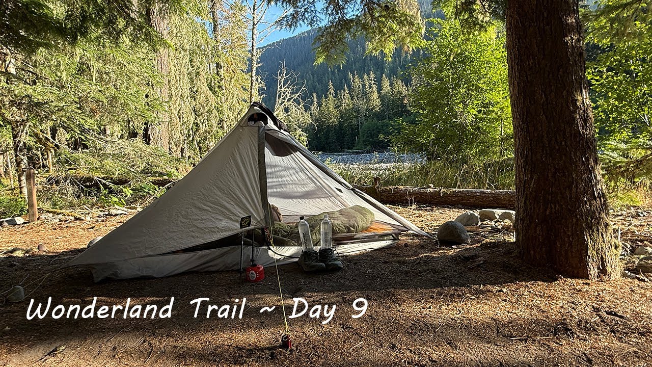 Wonderland Trail Day 9 - Golden Lakes to South Mowich River Camp