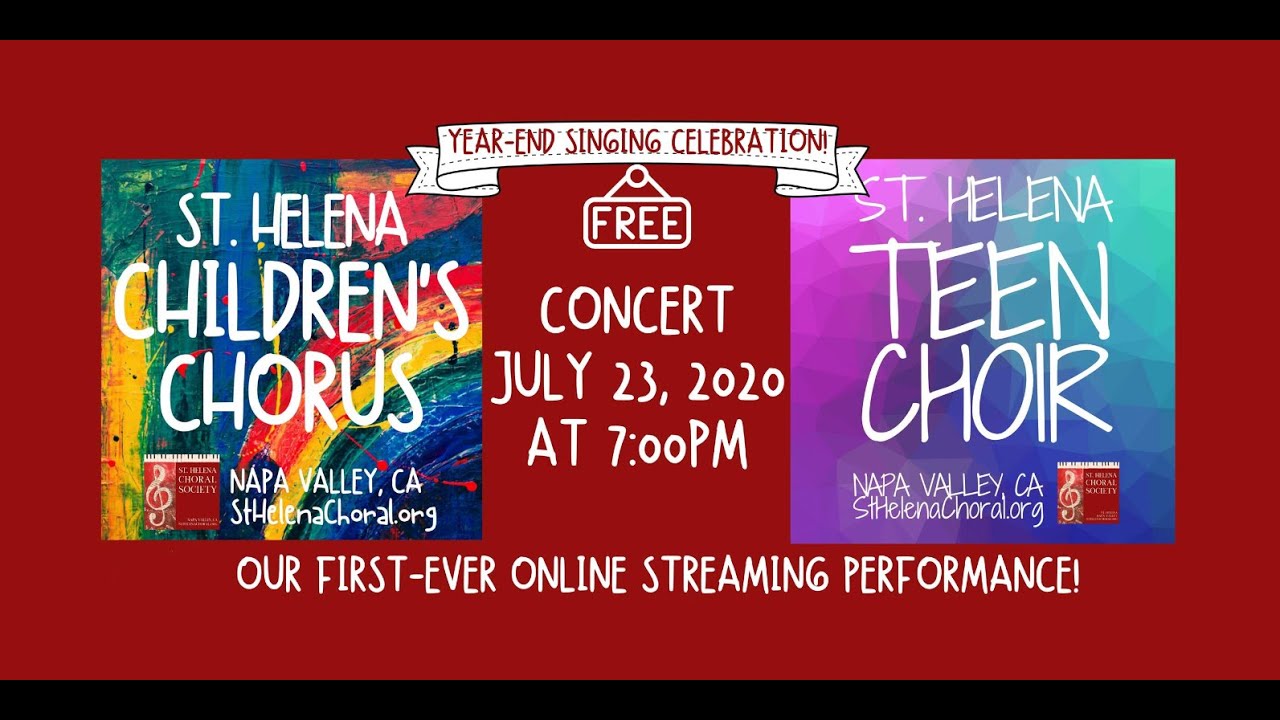 St Helena Choral Society - End of Year Celebration 2020!