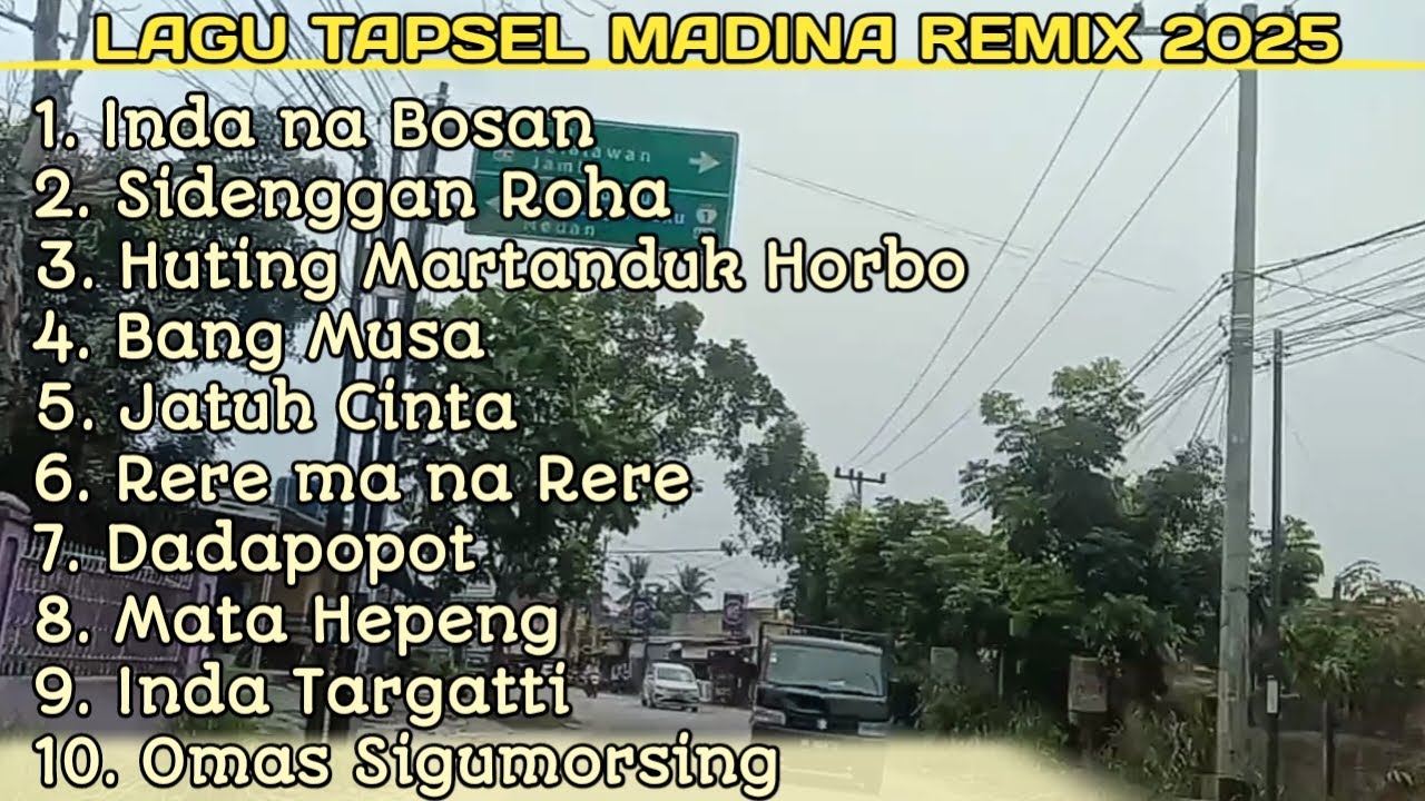 LAGU TAPSEL MADINA REMIX PILIHAN 2025 - JATUH CINTA - LAGU TAPSEL GOYANG TIPIS TIPIS