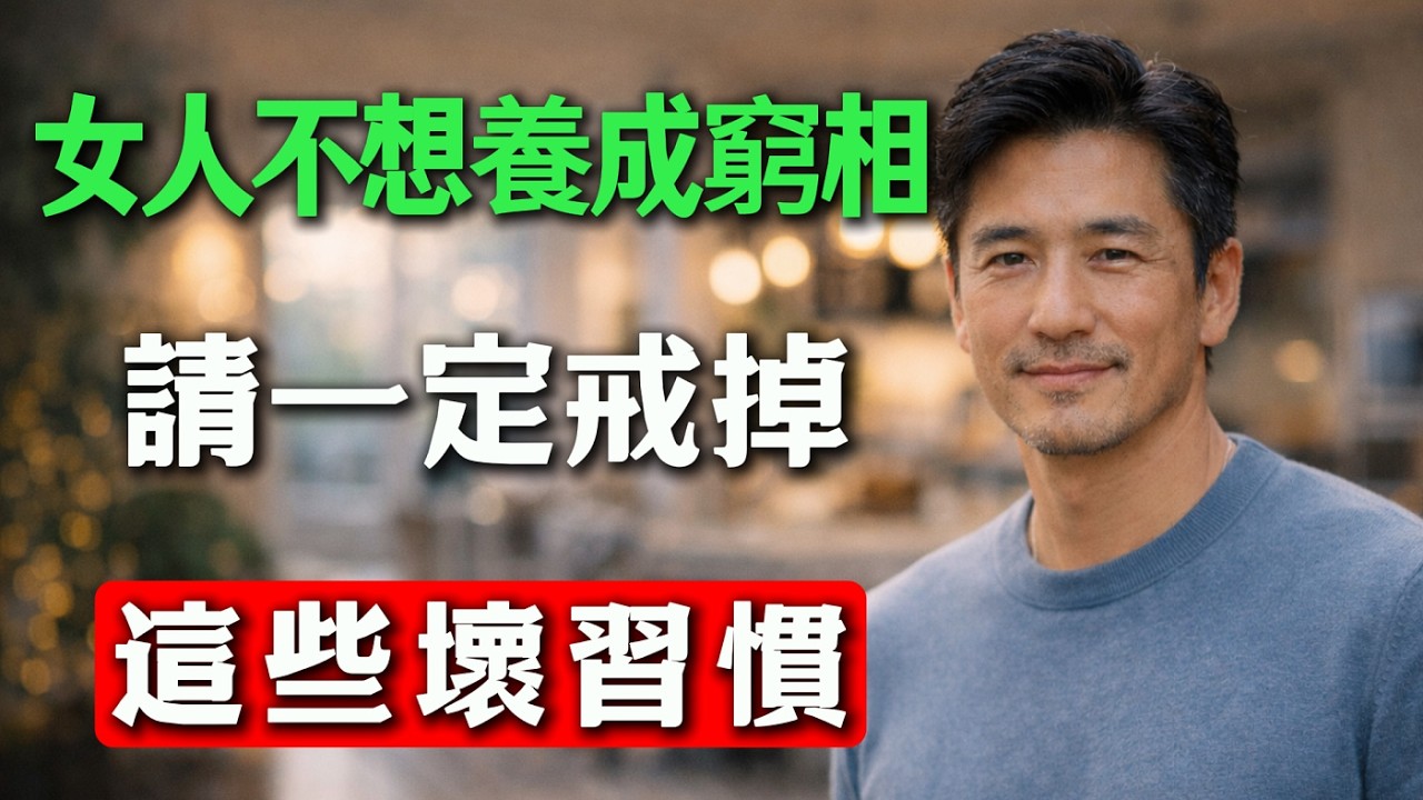 女人不想養成窮相，請一定要戒掉這些壞習慣，尤其是最後一種！
