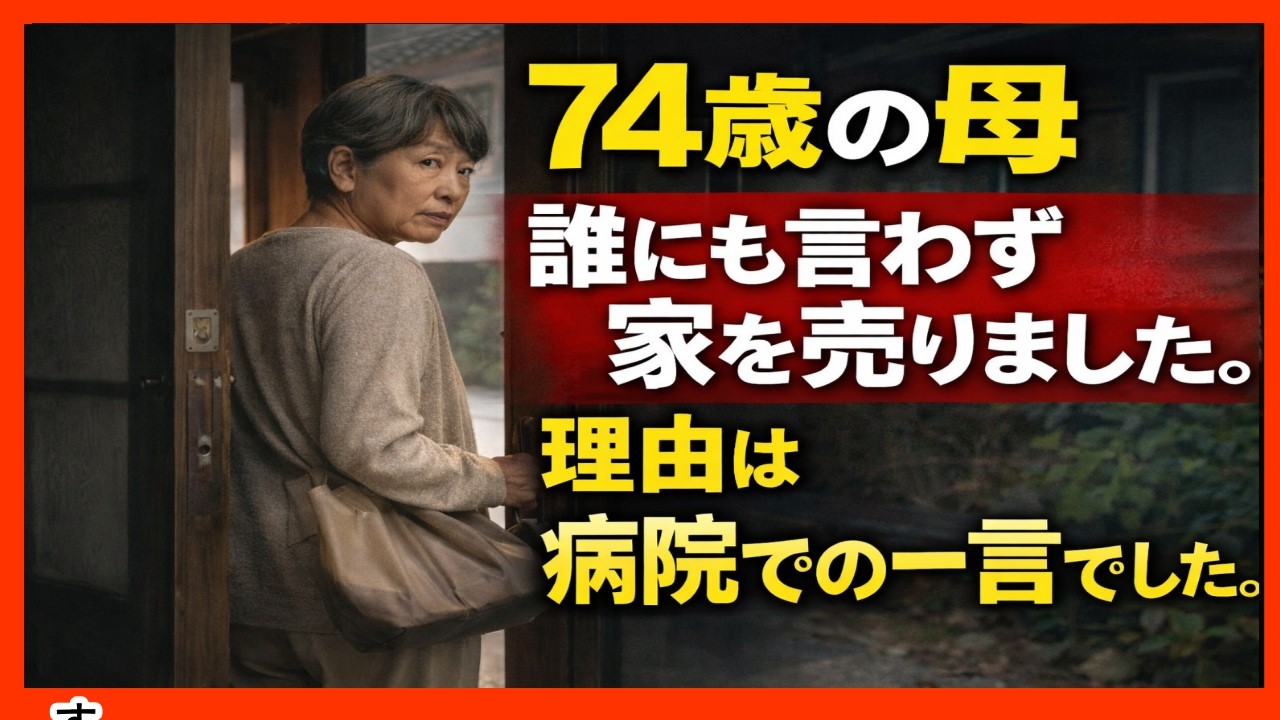 74歳の母、老後を前に突然の決断。息子に言わず家を売った本当の理由