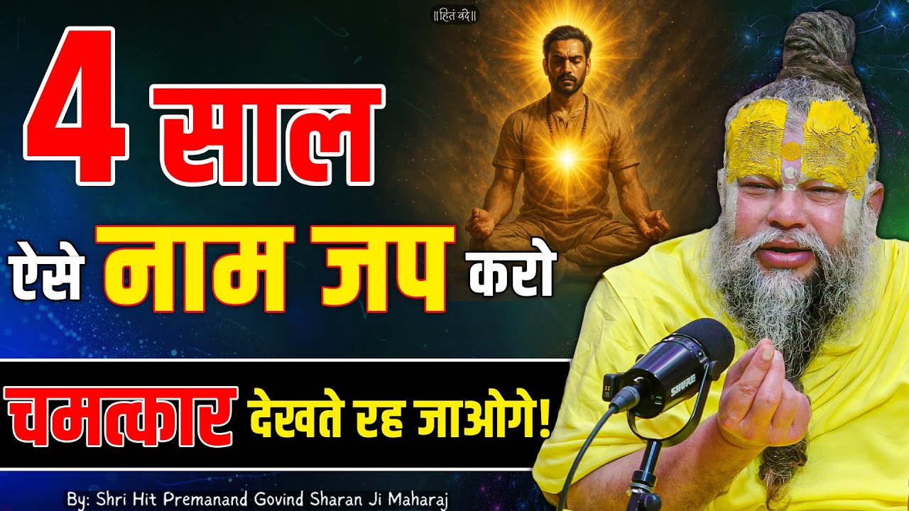 4 साल ऐसे नाम जप करो, चमत्कार देखते रह जाओगे ! // Shri Hit Premanand Ji Maharaj