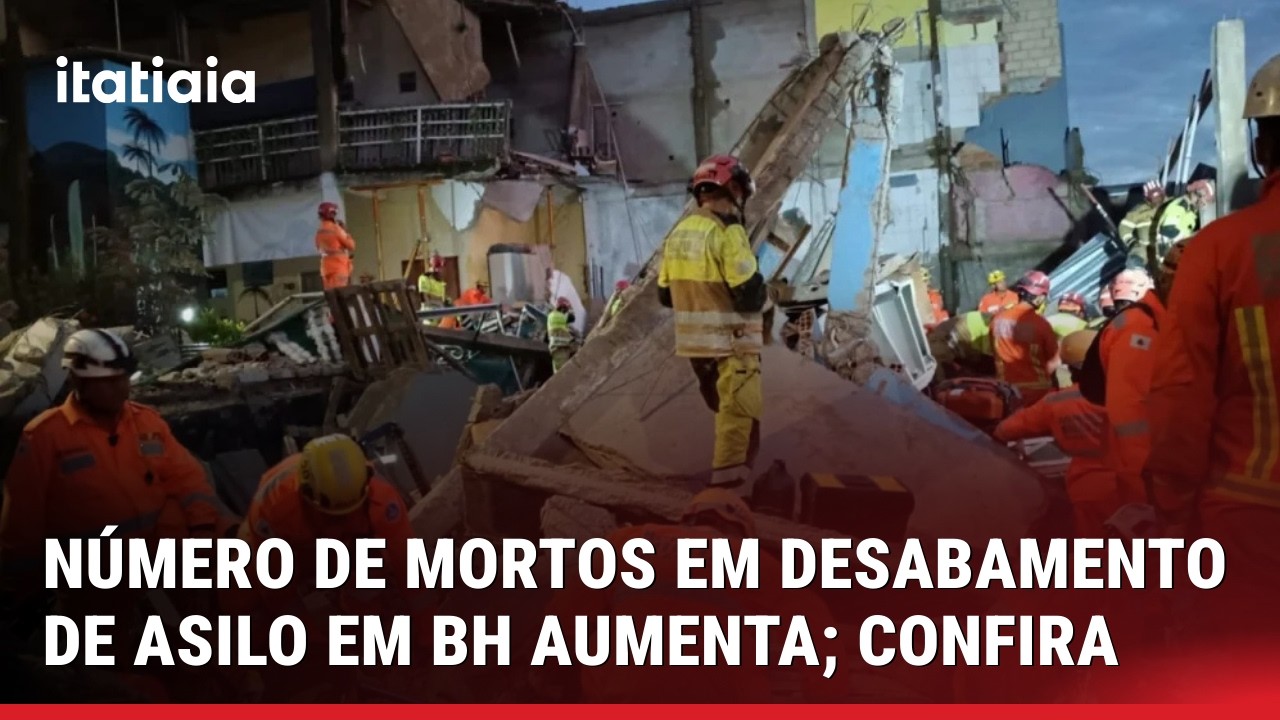 NÚMERO DE MORTOS EM DESABAMENTO DE ASILO EM BH SOBE PARA SEIS