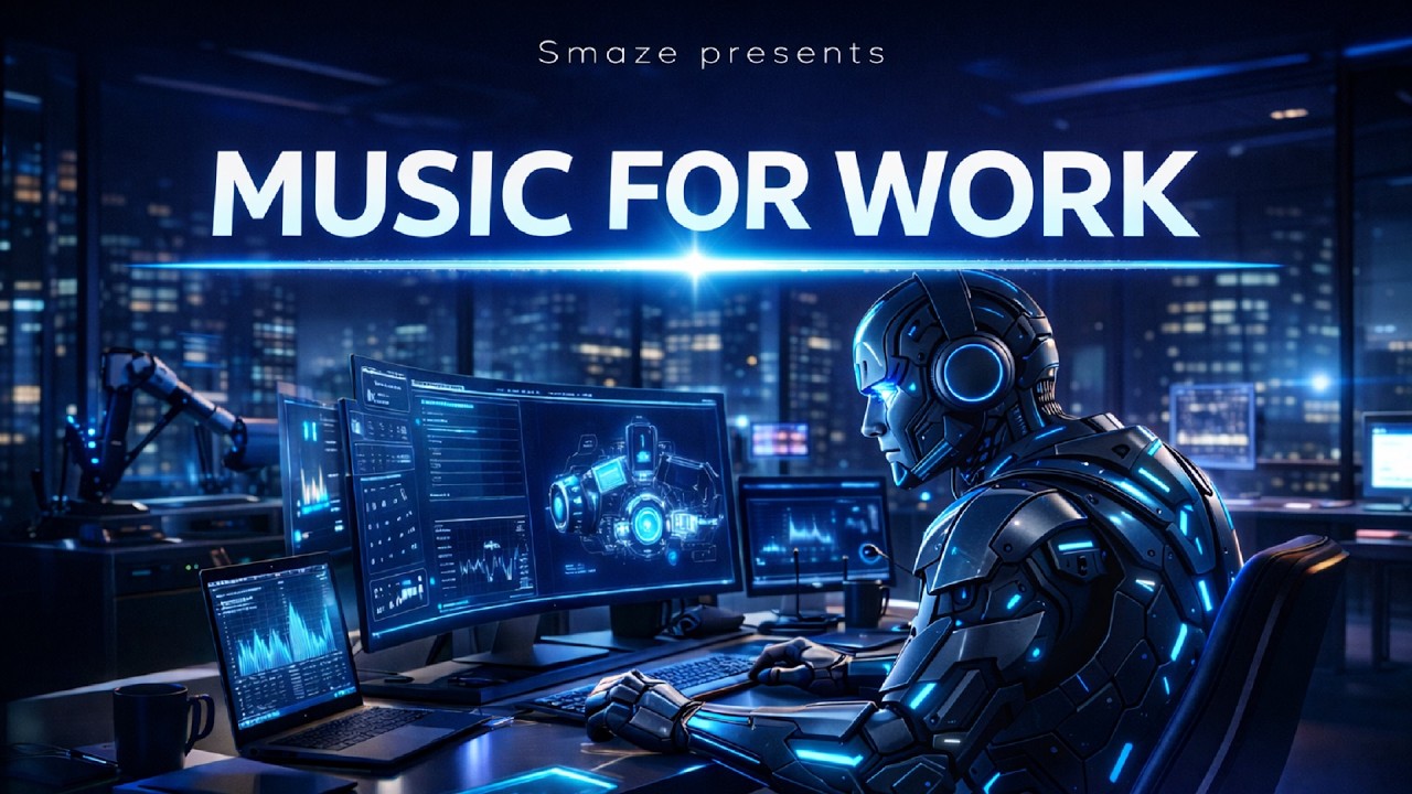 💻 Music for Deep Work & Study – Synthwave Boost Concentration 🌌🧠 Get Things Done