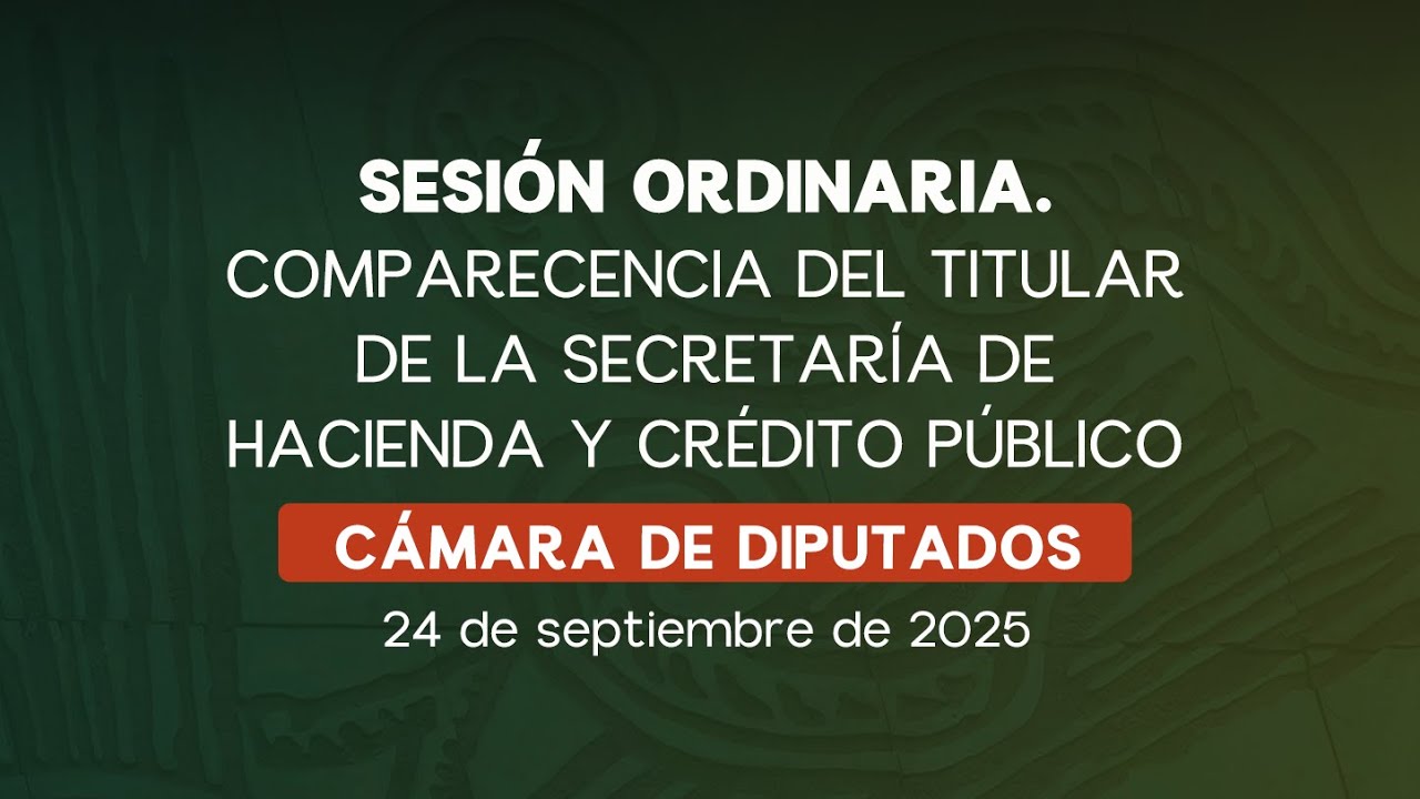 🔴 Sesi&oacute;n Ordinaria de la C&aacute;mara de Diputados 24/09/2025