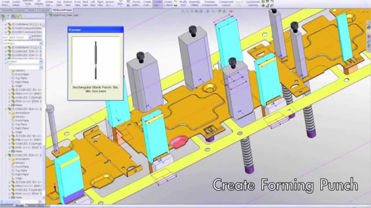 Sqedio - 3DQuickPress in SolidWorks Innovation Day