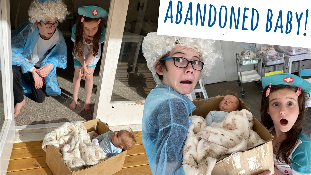 NEWBORN BABY LEFT IN CARDBOARD BOX! *Reborn Hospital Roleplay*