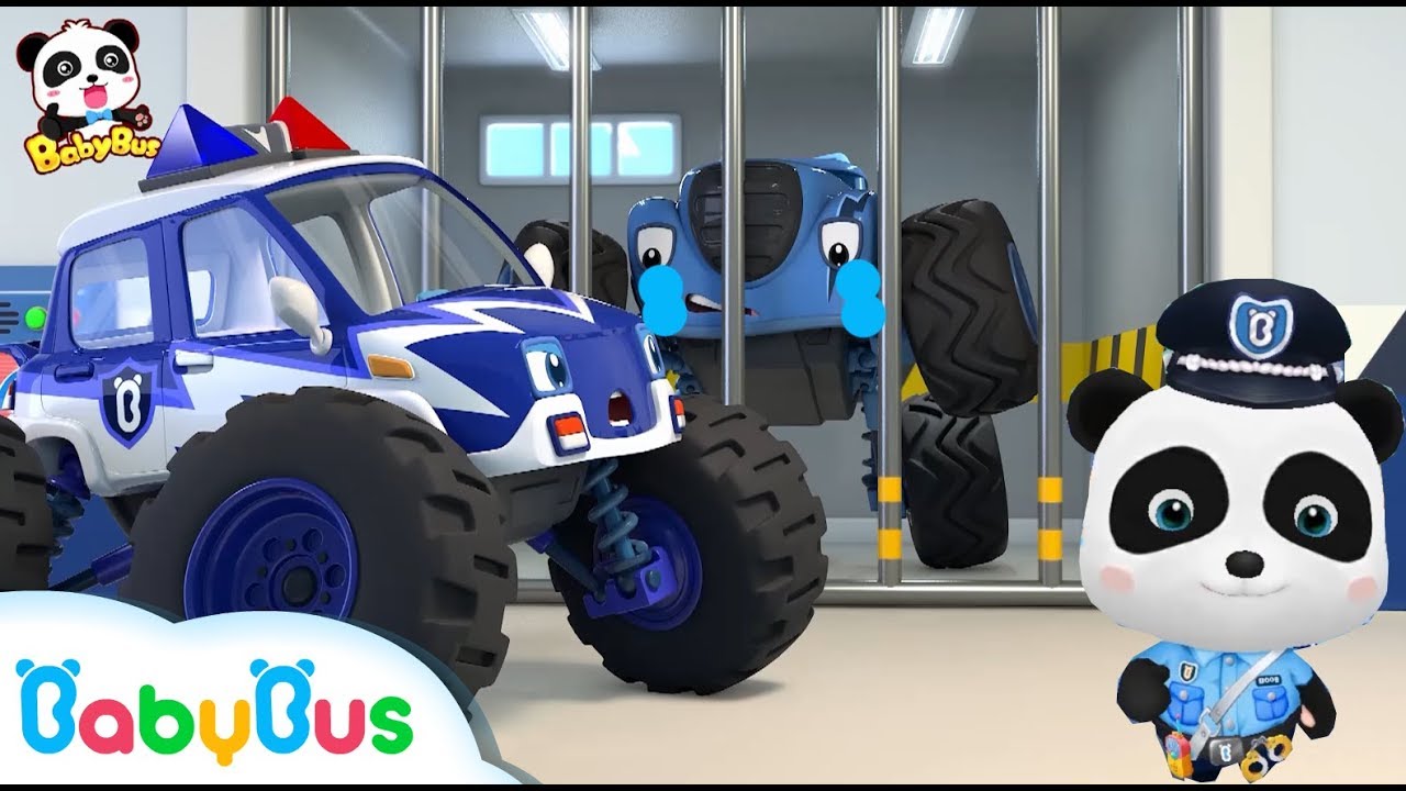 Песня полицейской машины | Автомобильные песни | Детские песни | BabyBus