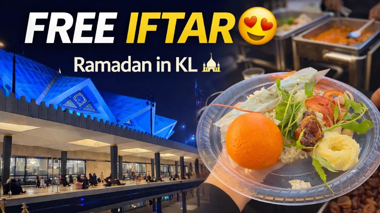 Free Iftar at National Mosque Kuala Lumpur | Masjid Negara Malaysia Ramadan Experience