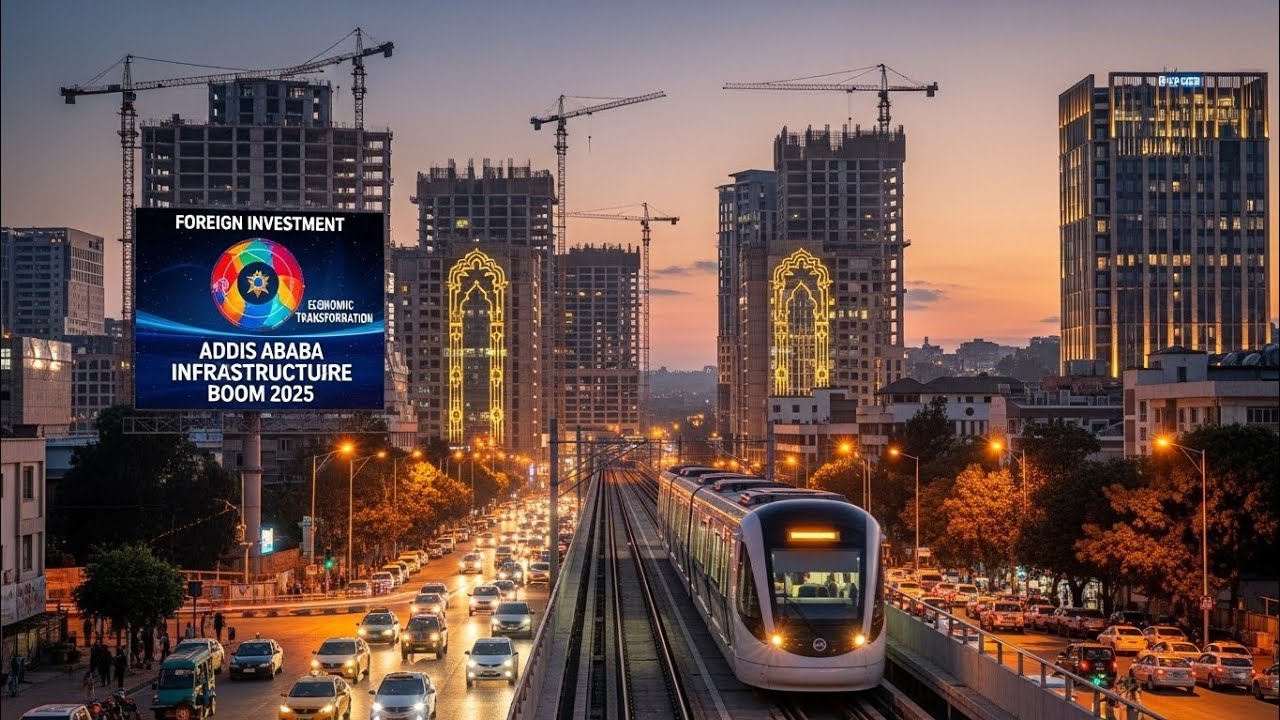 Addis Ababa Infrastructure Boom 2025: Foreign Investment, LRT & Economic Transformation. 