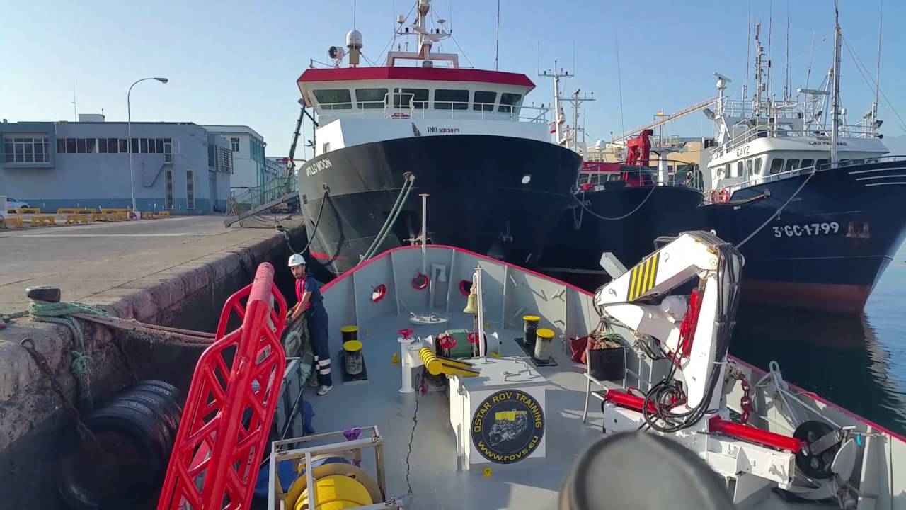 QSTAR ROV Pilot Technician course. Practical training on board RV "Atlantic Explorer"