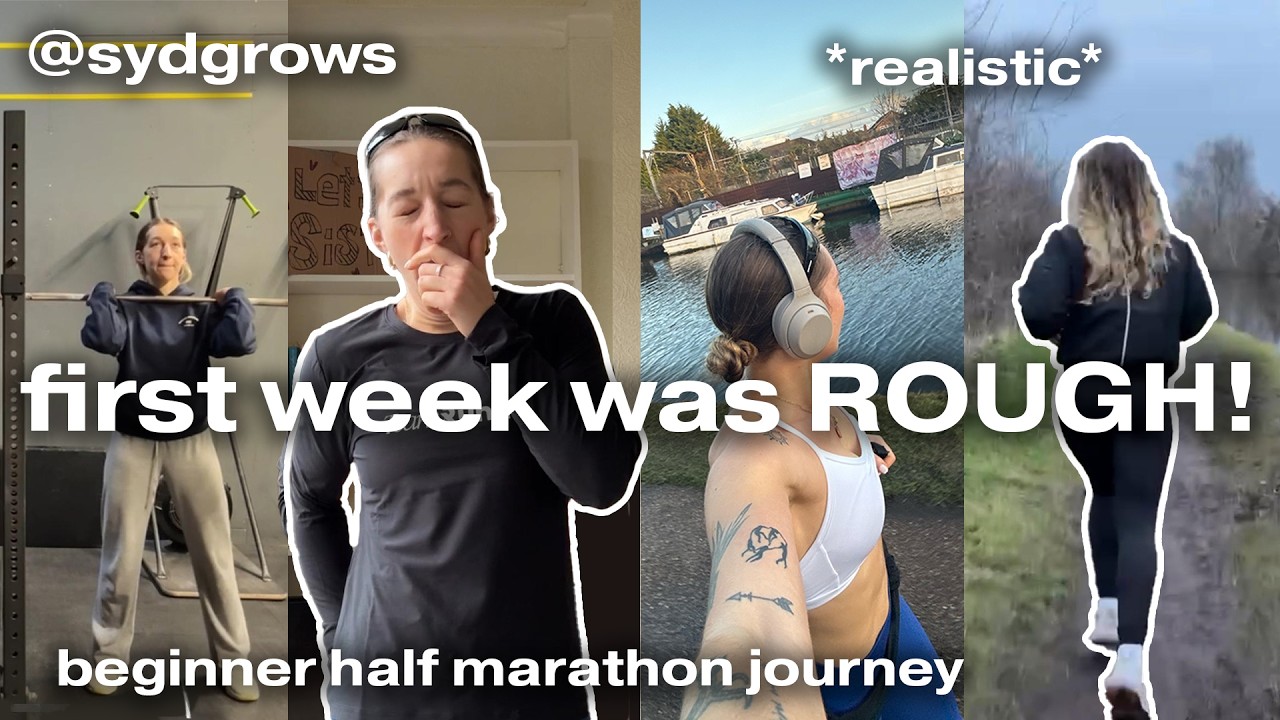 HOW I'M TRAINING FOR A HALF MARATHON 🏃‍♀️ *realistic*