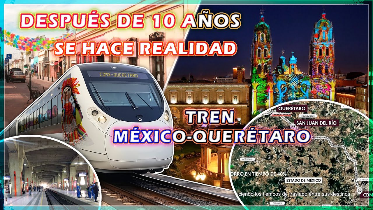 Tren México-Querétaro regresó después de años para conectar los trenes al norte de México