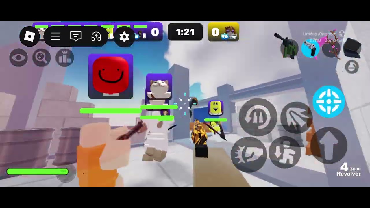 I was playing Rivals in Roblox playing 1v7 with the Juggernaut