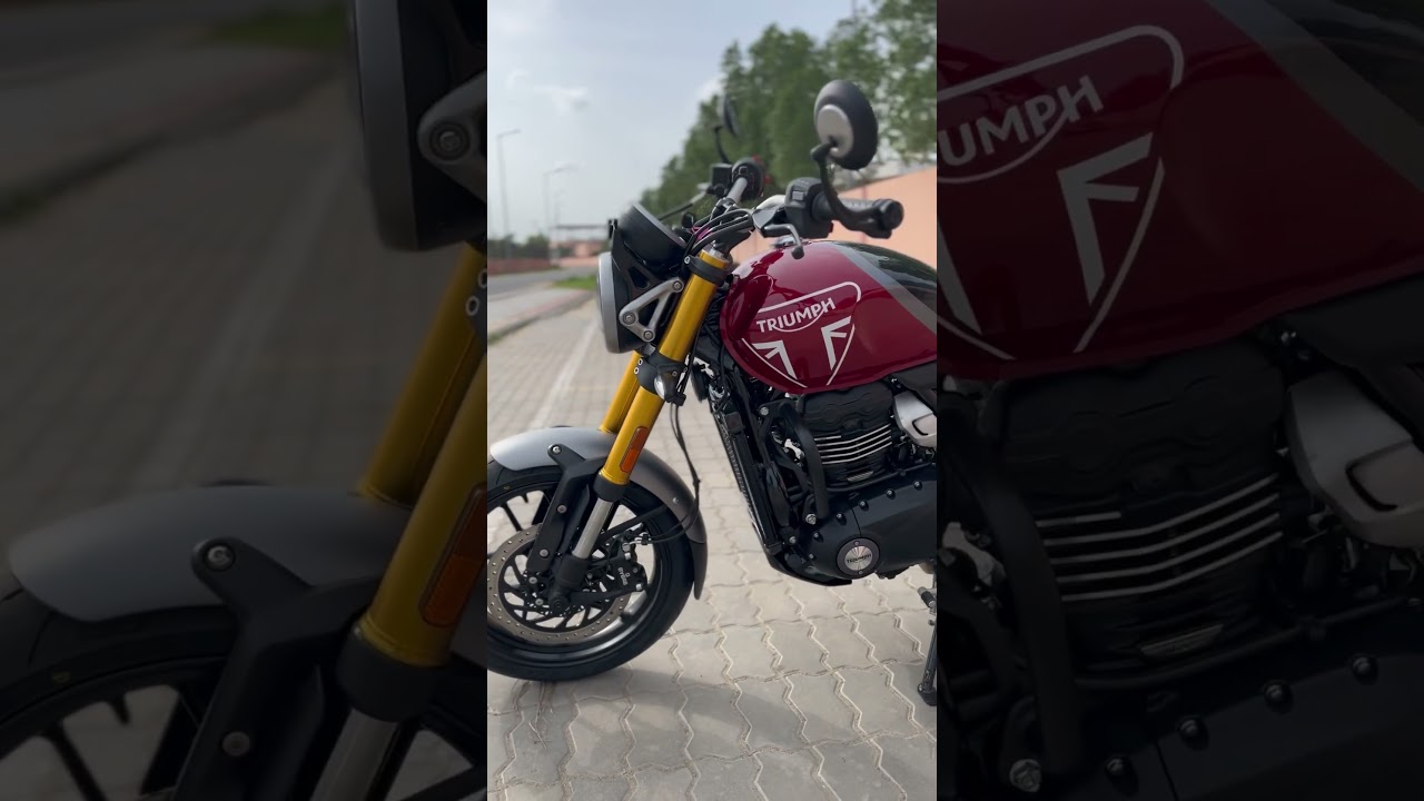 The New made in India Triumph..🏍️ #speed400 #bajajtriumph #trimphindia #ForTheRide #newbike #bajaj