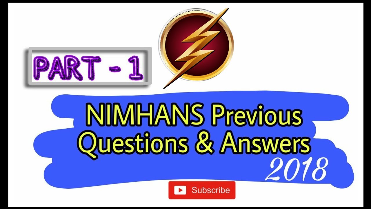 Nimhans Previous Nursing Exam Questions & Answers|| Part 1 || #nimhansexam