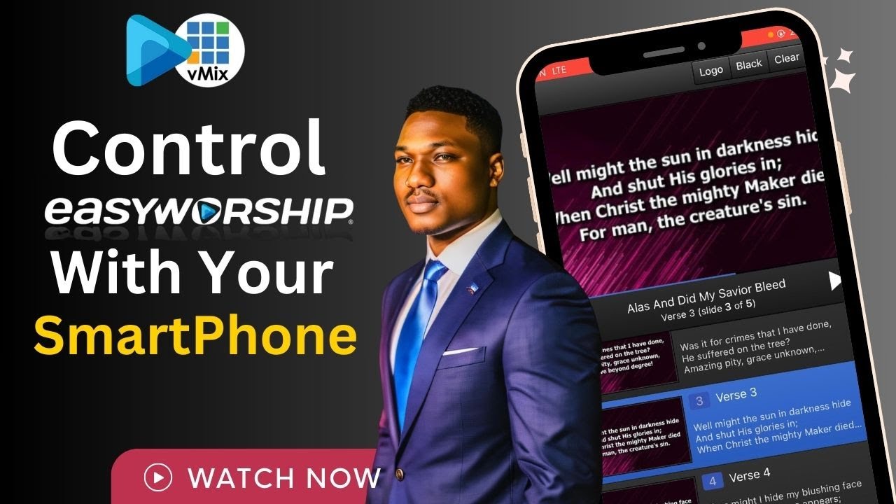 Как управлять Easyworship с помощью смартфона