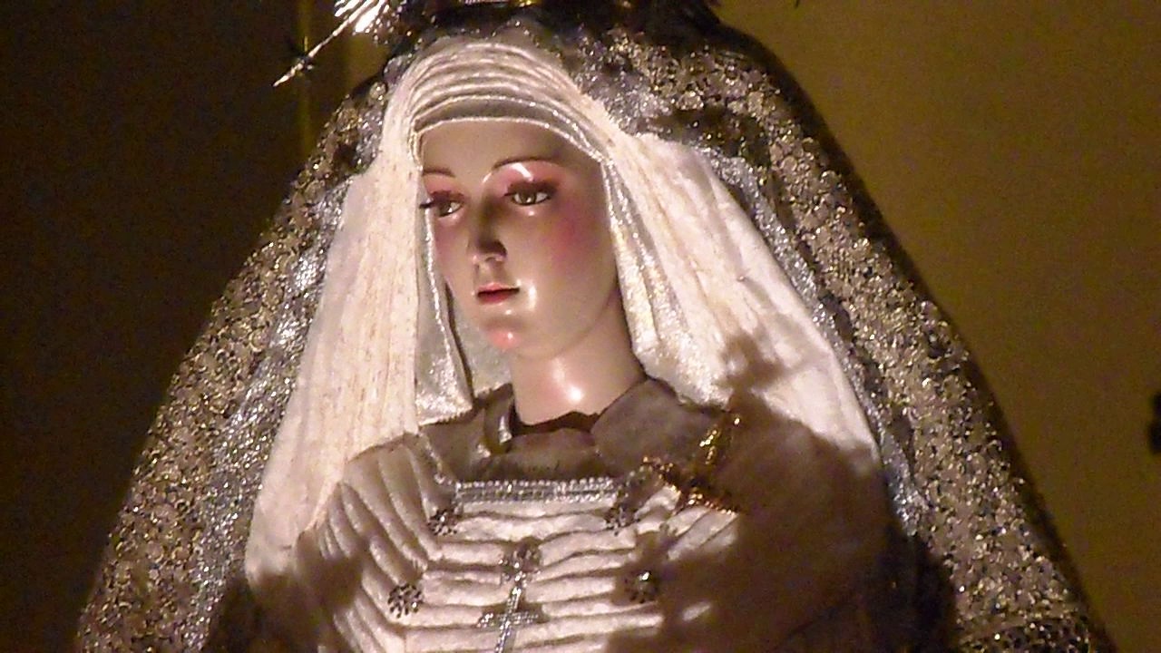 SEMANA SANTA OLVERA 2017-VIRGEN DEL SOCORRO POR CALLE SOCORRO