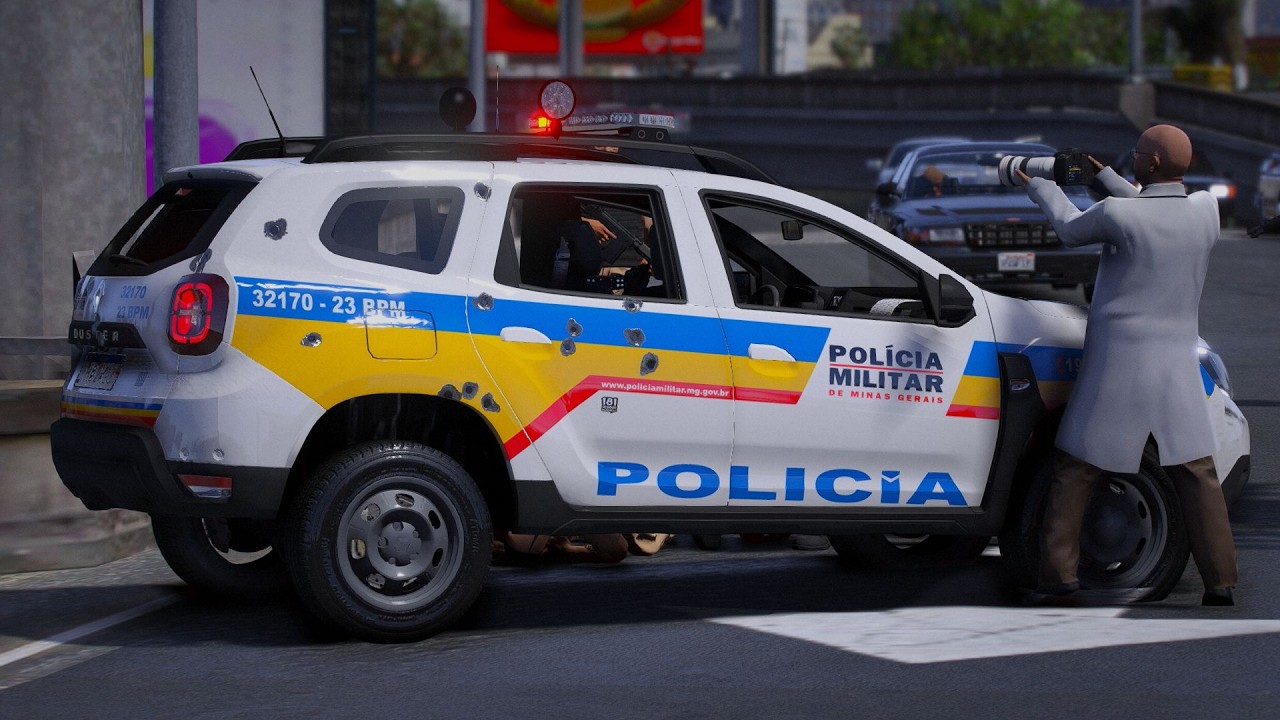 ESSA OCORRÊNCIA SAIU TOTALMENTE DO CONTROLE DA POLÍCIA | PMMG - POLICIA NO GTA 5