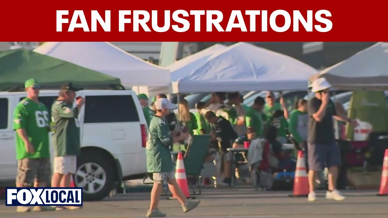Eagles fans frustrated by new tailgate parking rules at Lincoln Financial Field
