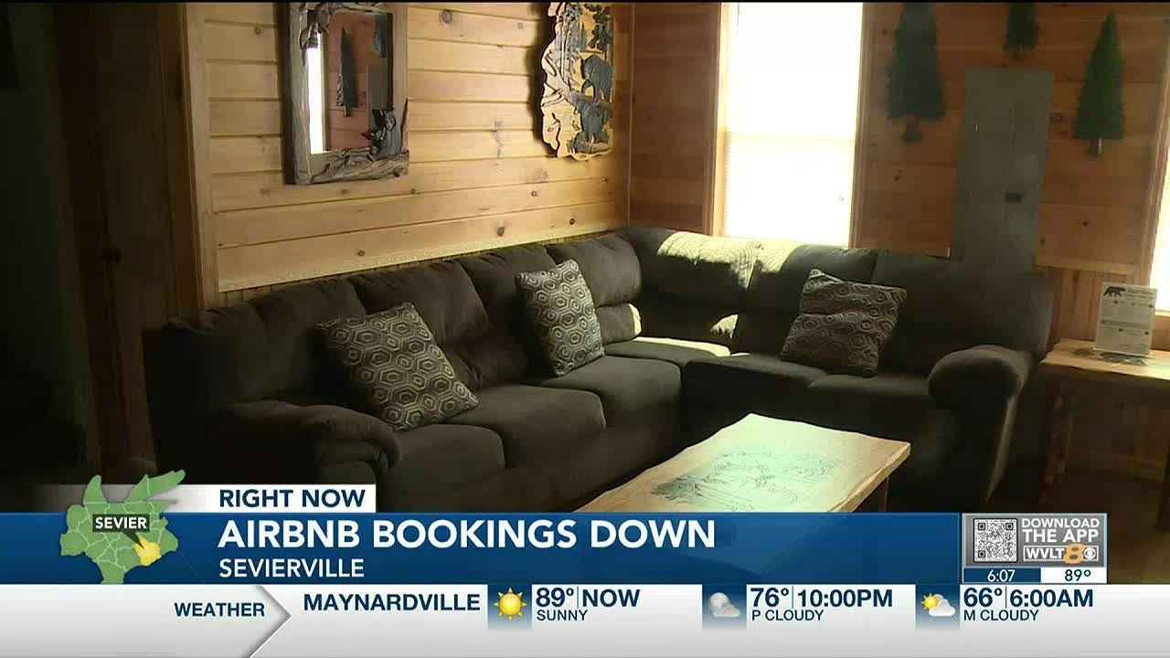 Revenue for Airbnb down in Sevier County