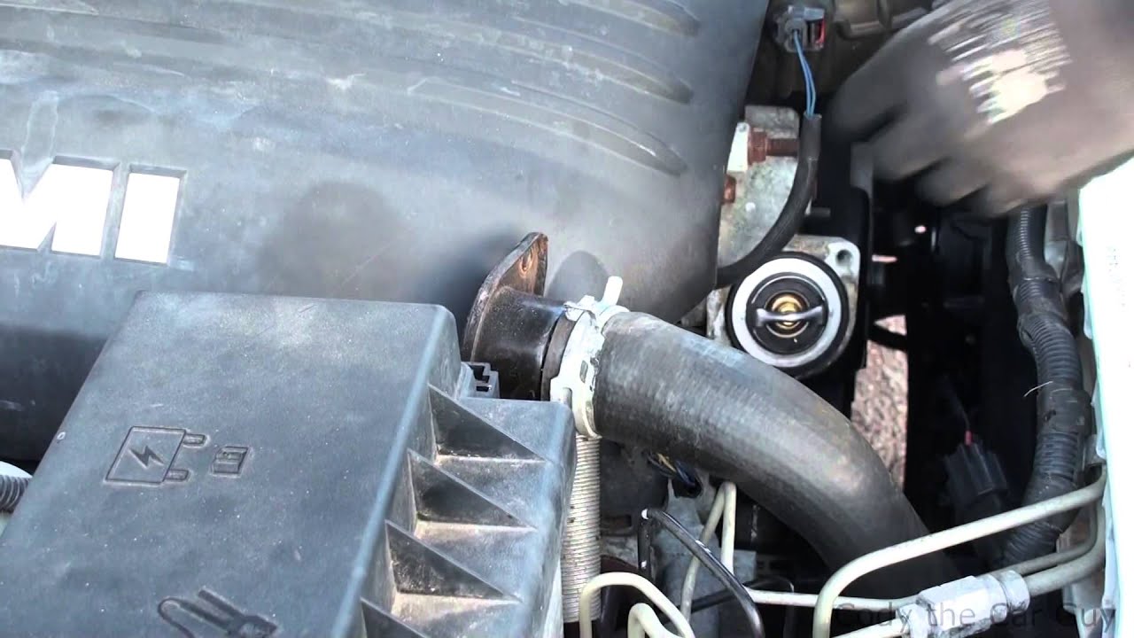 Dodge 5.7 hemi thermostat replacement simple and easy