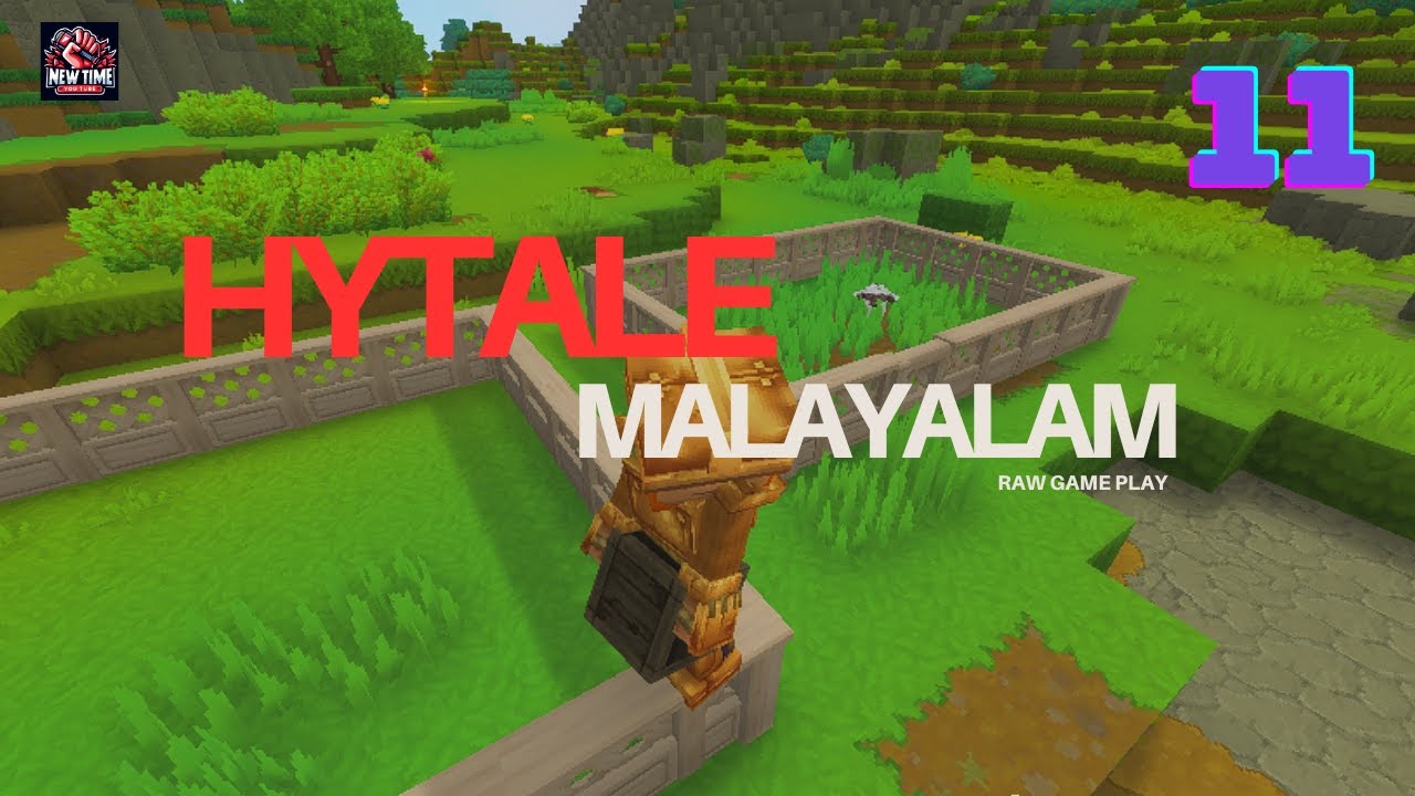 HYTALE ep 11 | Bringing Different Mobs to My Base | Malayalam | Raw Game play #hytale #malayalam