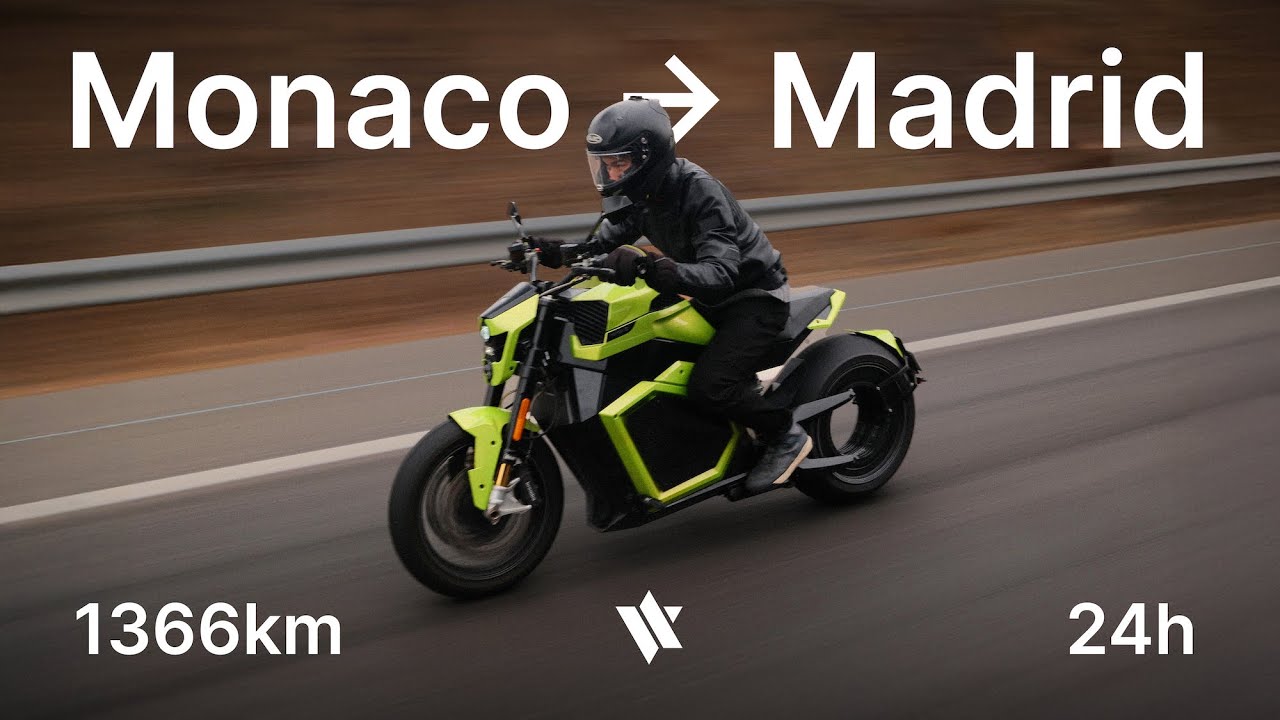 Monaco to Madrid on Verge TS Pro | 1366KM in 1 Day! ⚡🏍️