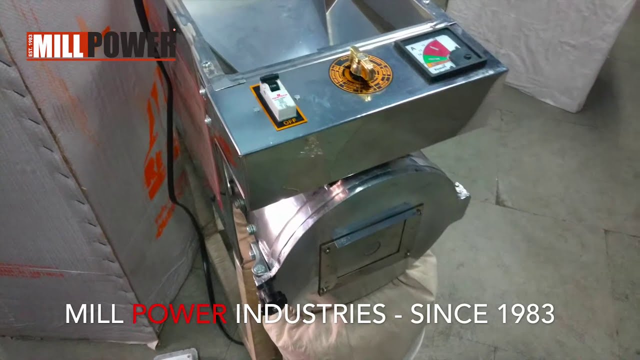 Ragi Grinding SS Pulveriser Machine Mill Power (1983) | +91 95120 06774