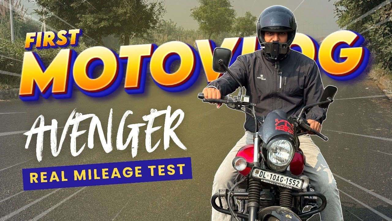 ✅ Avenger 160 Street Real Mileage Test 🛣️ | First Motovlog | City & Highway Fuel Efficiency Review