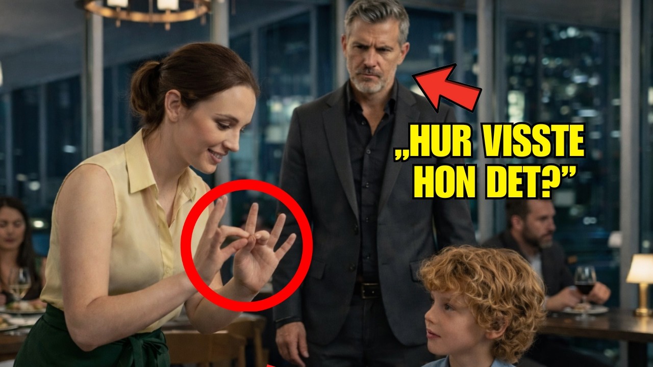Servitrisen var ingen vanlig servitris… sanningen chockade alla!