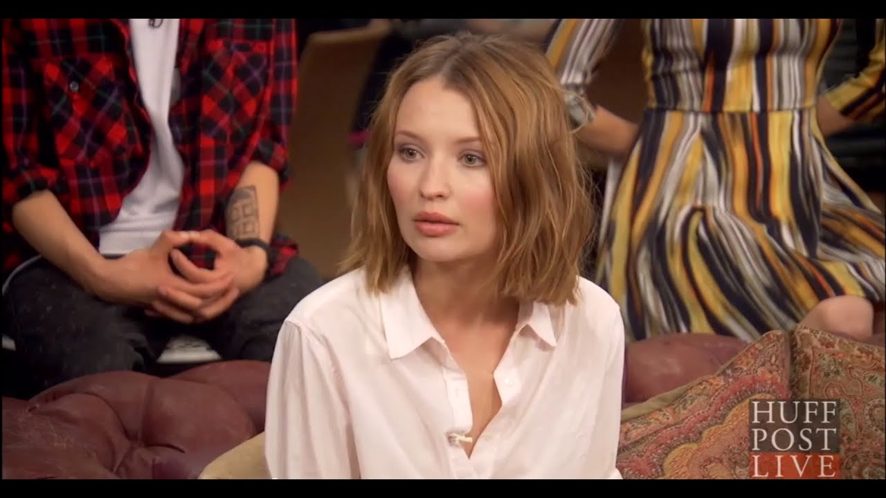 Emily Browning Talks 