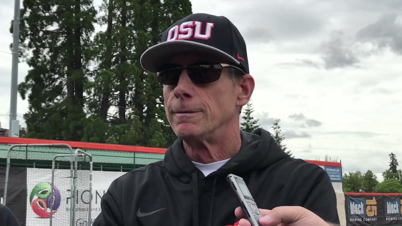 Oregon State baseball coach Pat Casey gives an update on Luke Heimlich