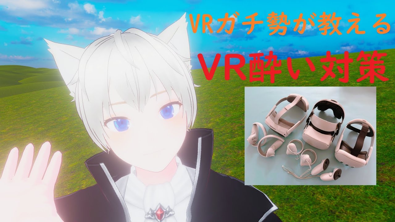VR酔い対策【VRガチ勢が教える】VRChat VRゲーム