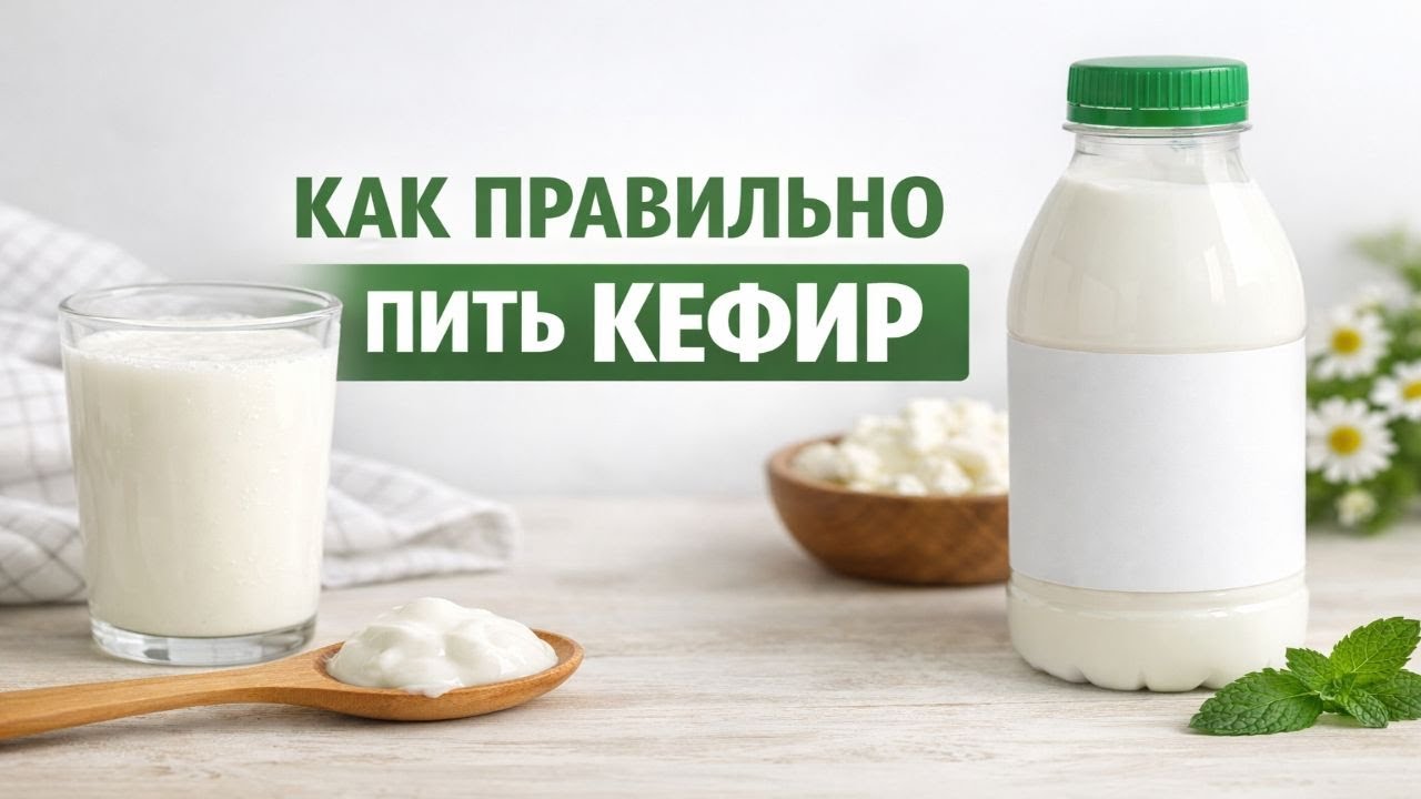 Кефир утром или на ночь? Вот как ПРАВИЛЬНО!