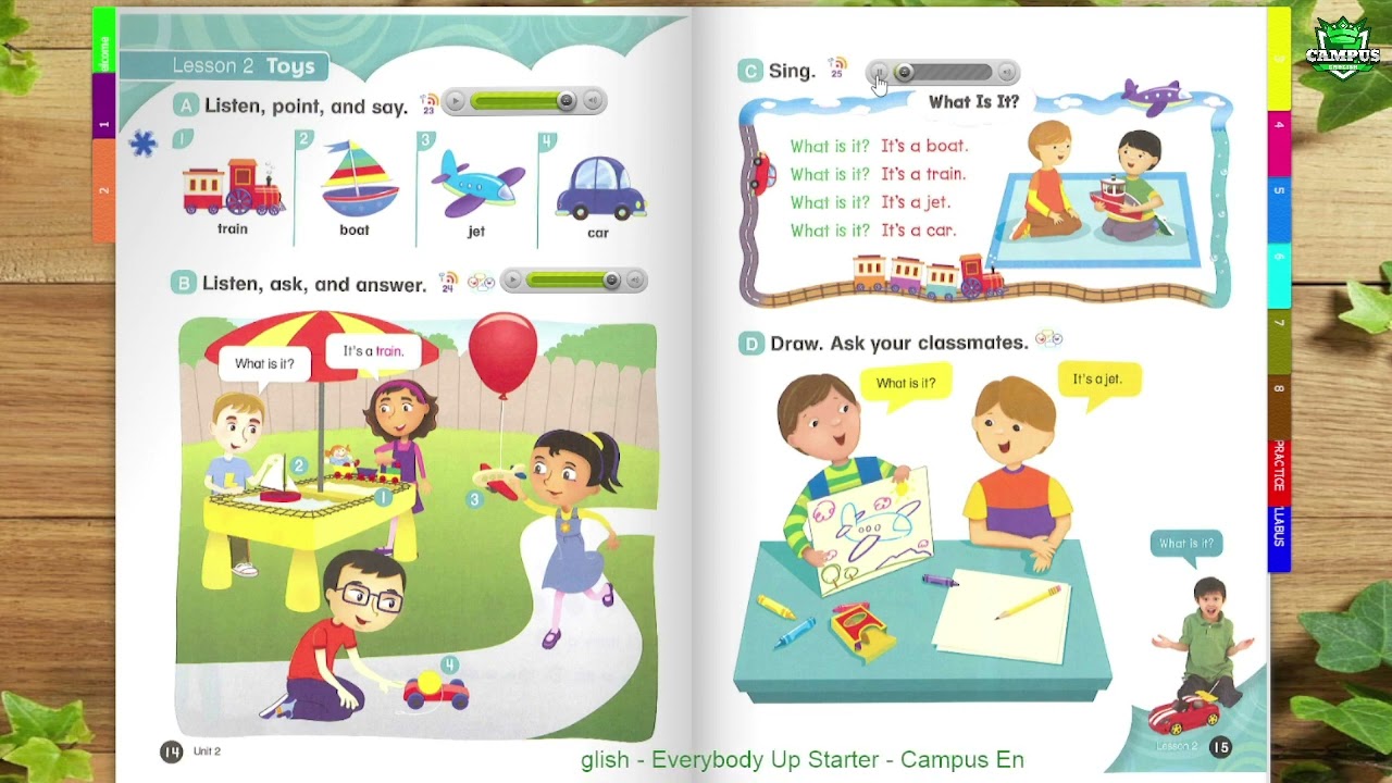 Все встают! Стартер — Раздел 2 — Давайте поиграем — Урок 2 — Игрушки