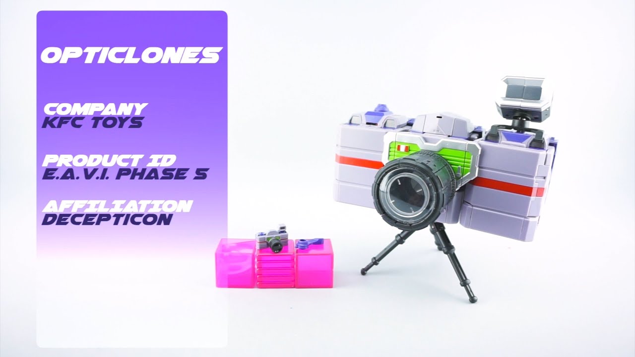 Transformers Review: KFC Toys E.A.V.I. Metal Opticlones / Refelectron // P4L Reviews