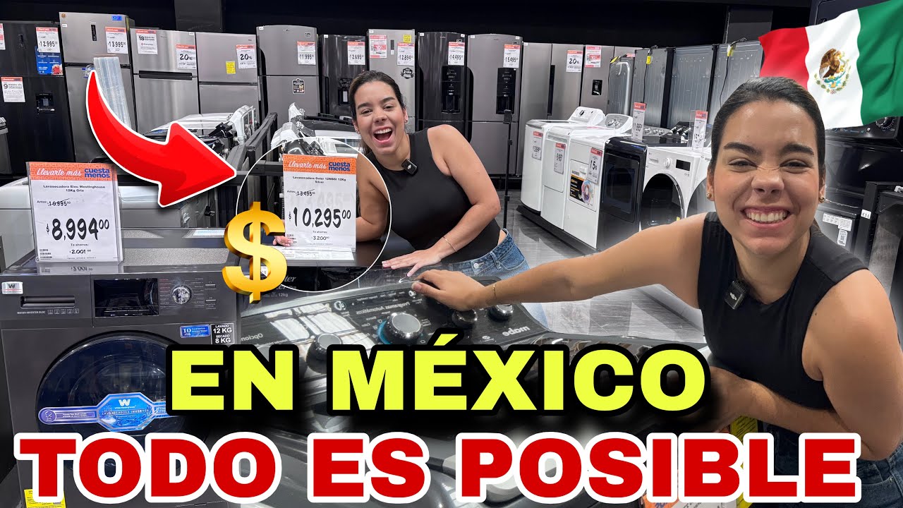 🏠COMPRE mi Primera LAVADORA AUTOMÁTICA en México🇲🇽Un Sueño hecho realidad 🥹¡Creí que No PASARÍA!